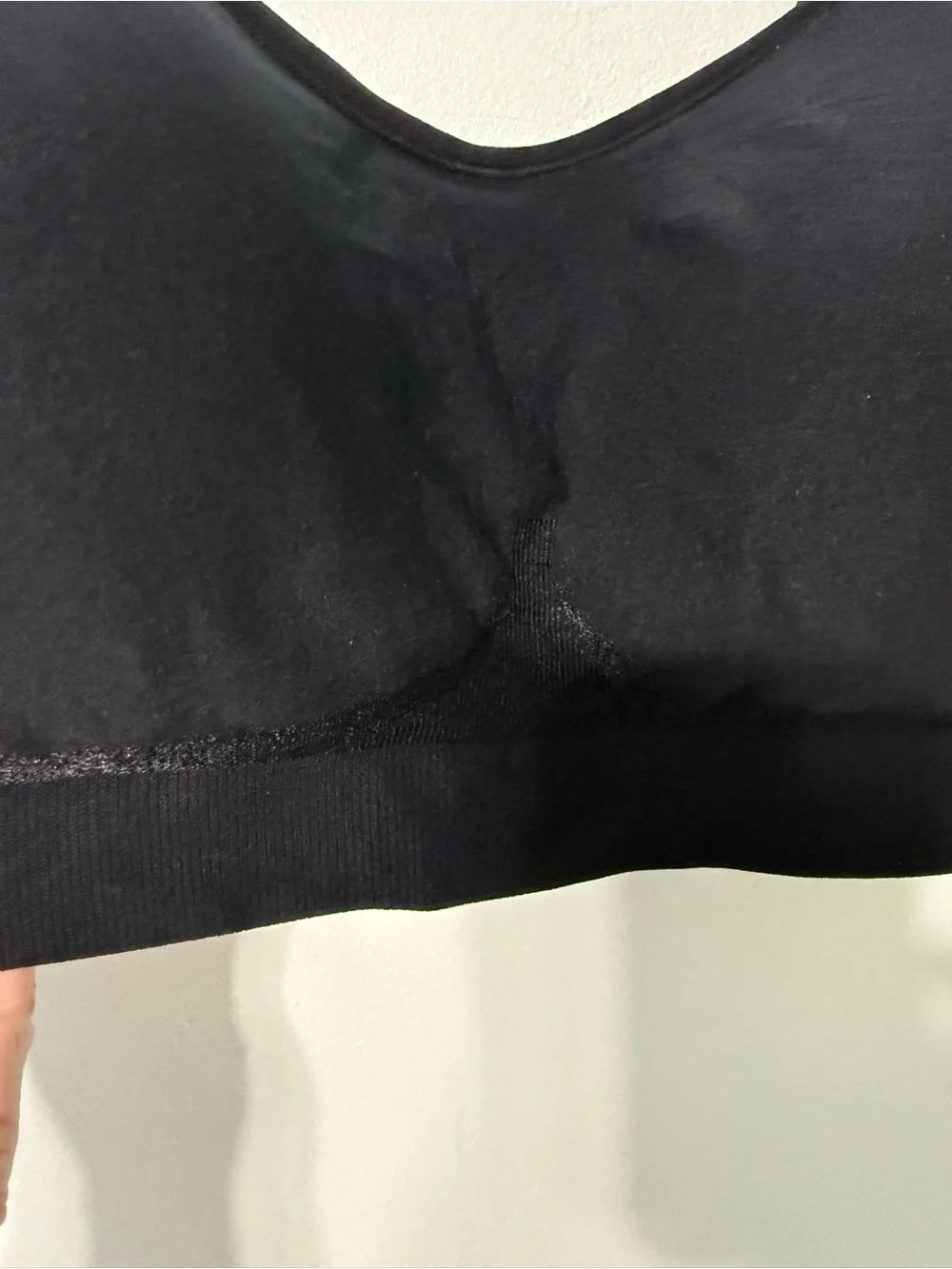 Truekind Everyday Comfort Black Seamless Support Bra 4XL